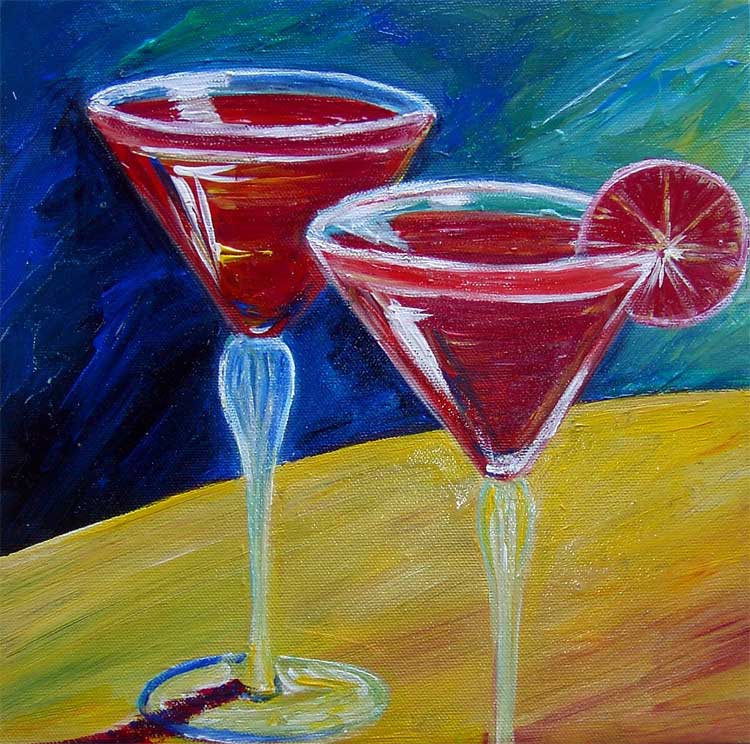 Blood Orange Martini