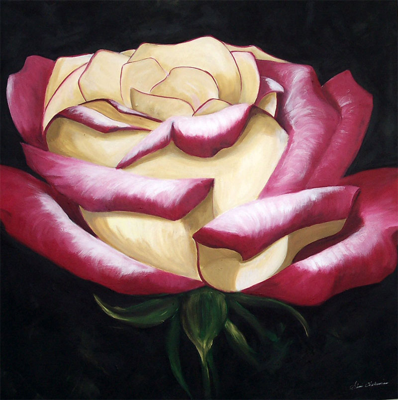 rose painting