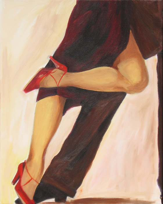 tango dancer legs acrylic painting on canvas.jpg